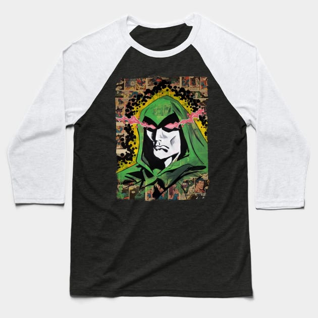 Spectre Baseball T-Shirt by kylewillis